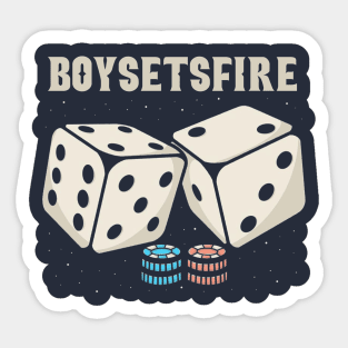 Dice Boysetsfire Sticker